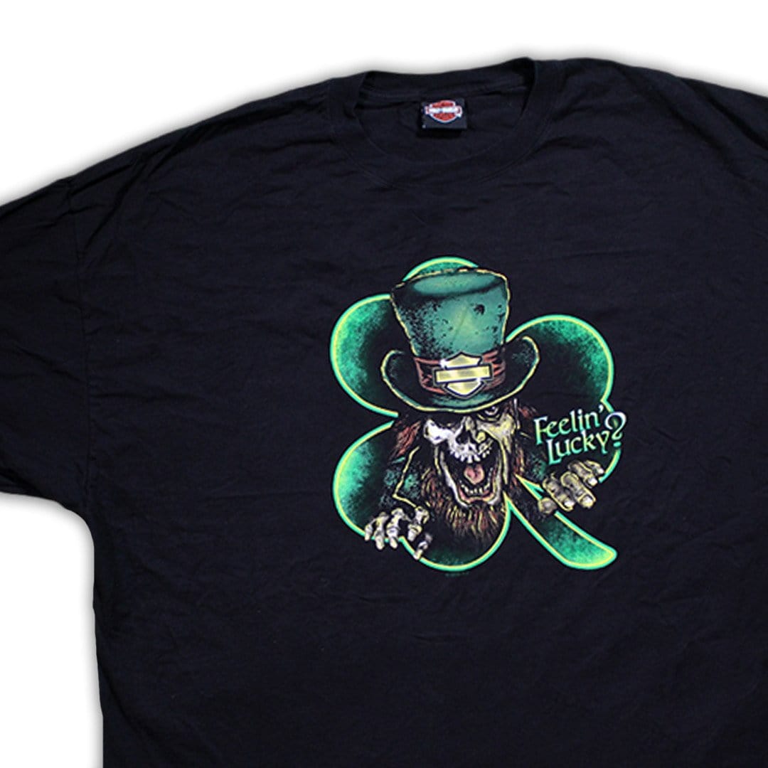 Vintage Feelin' Lucky Harley Oakdale Tee (XXL) | Rebalance Vintage.