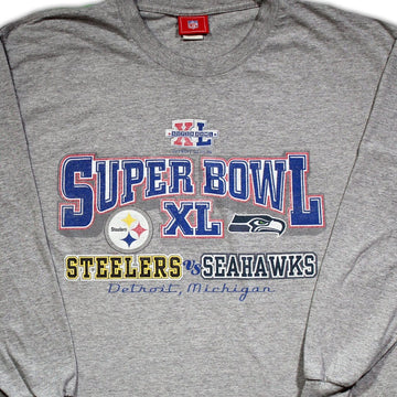 Vintage '06 Super Bowl XL Steelers v. Seahawks Long Sleeve (L) | Rebalance Vintage.