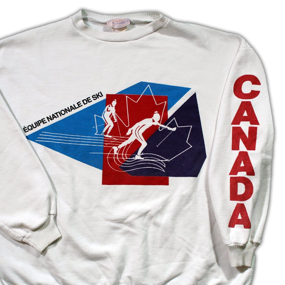 Vintage RARE Equipe Nationale De Ski Canada Crewneck | Rebalance Vintage.
