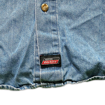 Vintage Light Blue Jean Dickies Button up | Rebalance Vintage.