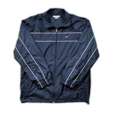 Vintage 00's Blue + White Nike Windbreaker | Rebalance Vintage.
