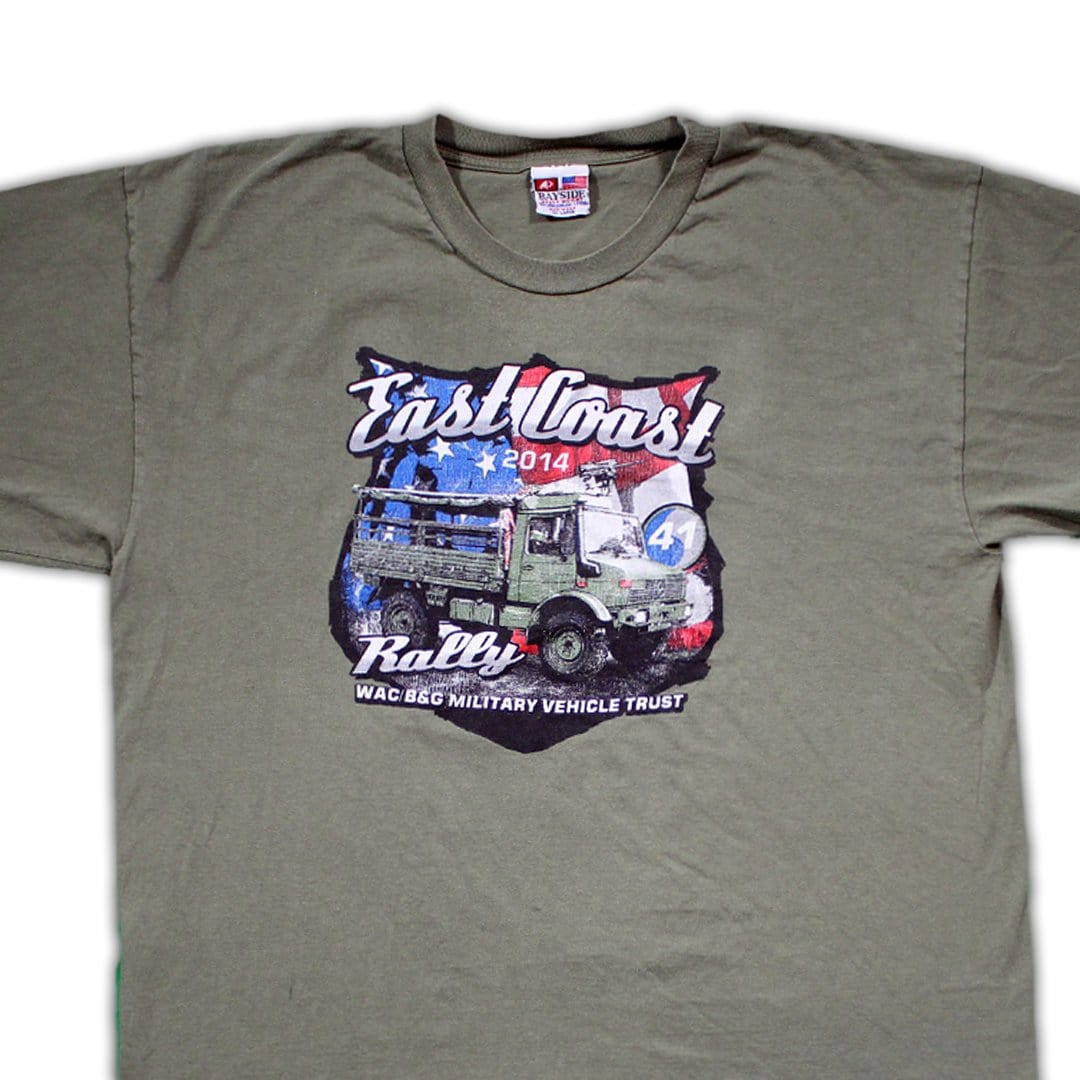 Vintage East Coast Military Vehicle Rally Tee | Rebalance Vintage.