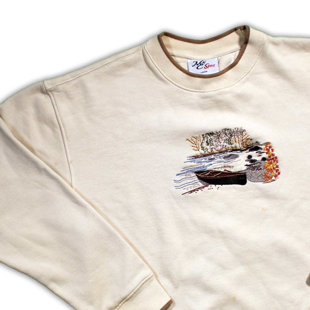 Vintage Fall Canoe Crewneck | Rebalance Vintage.