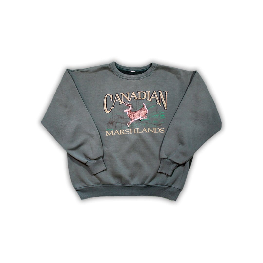 Vintage Canadian Marshlands Crewneck | Rebalance Vintage.
