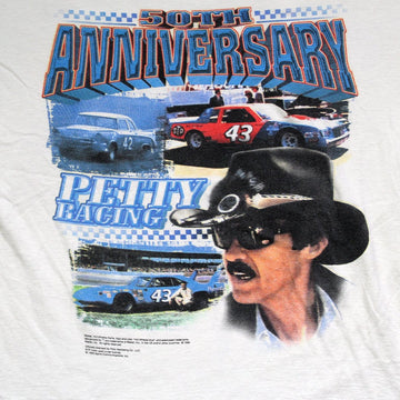 Vintage '99 Petty Racing 50th Anniversary NASCAR Tee | Rebalance Vintage.