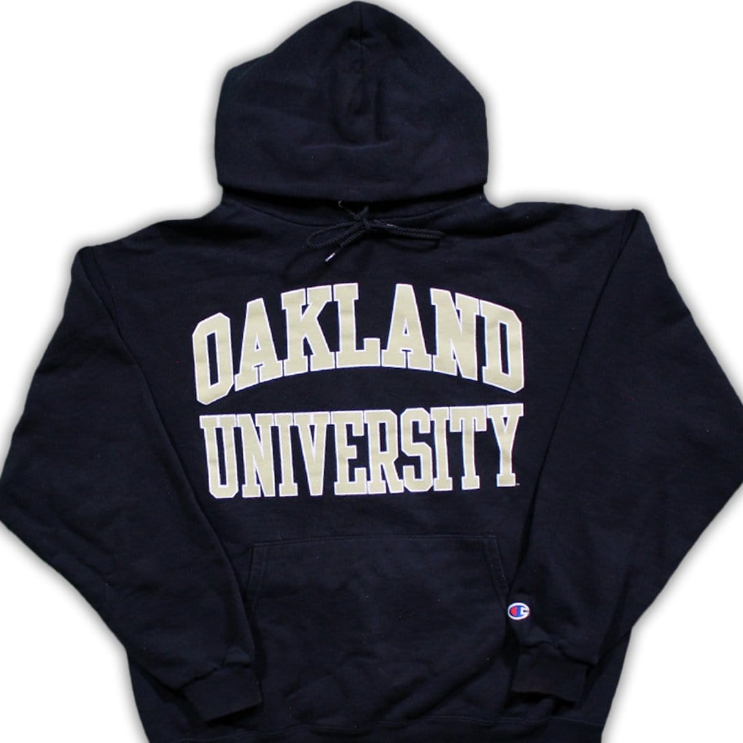 Vintage Oakland University x Champion Hoodie | Rebalance Vintage.