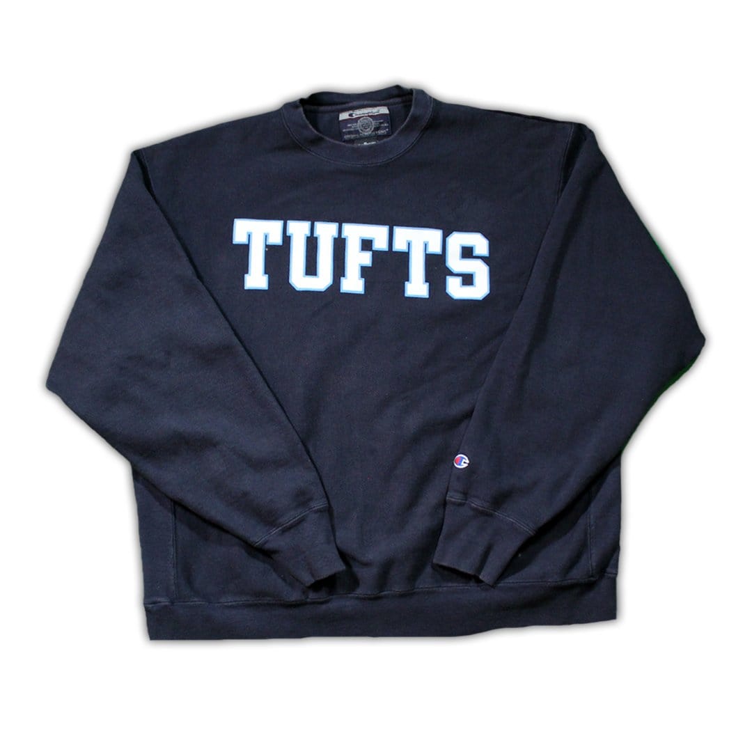 Vintage Tufts University x Champion Crewneck | Rebalance Vintage.