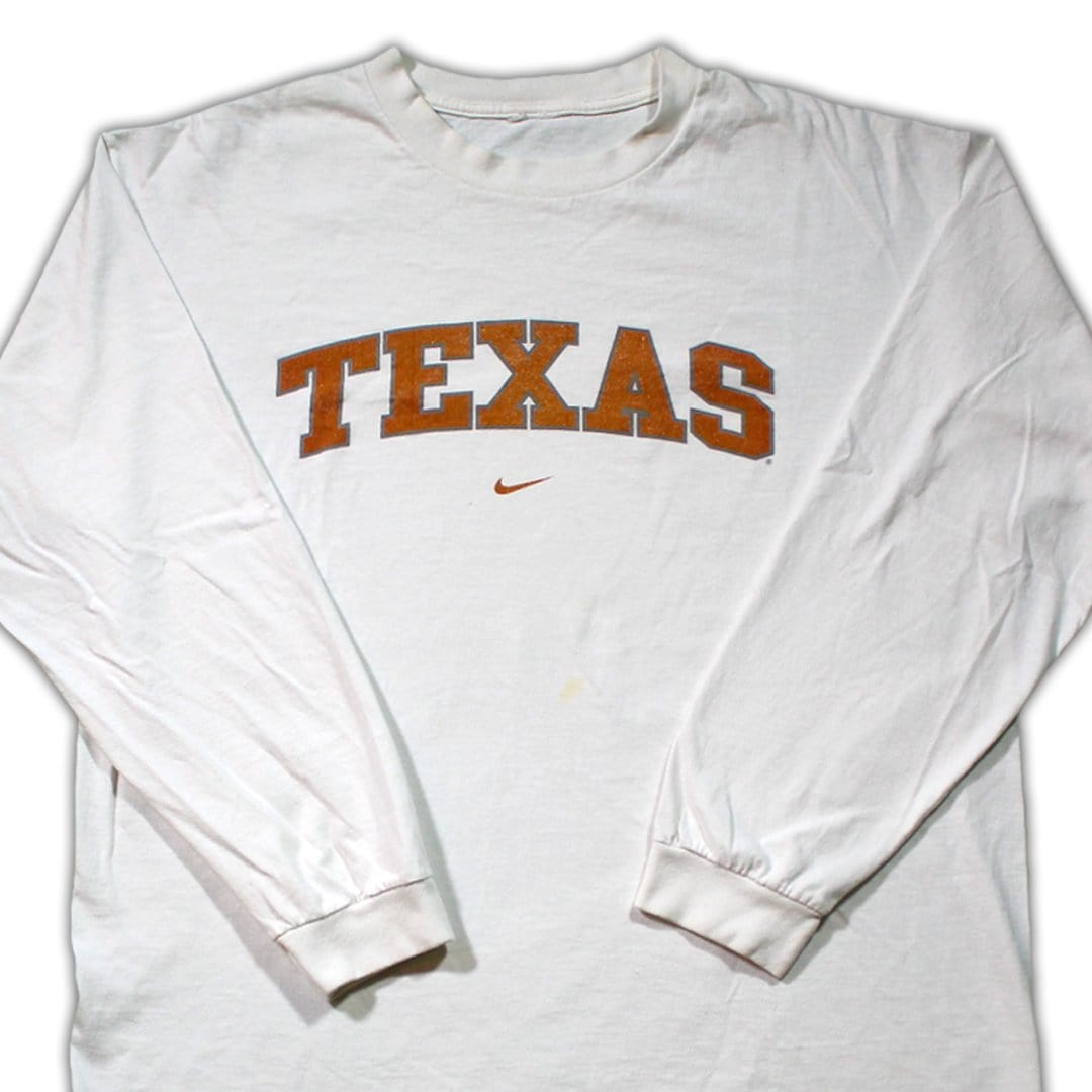 Vintage Nike x Texas Center Check Long Sleeve | Rebalance Vintage.