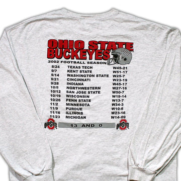 Vintage '02/03 Ohio State Admit One Long Sleeve | Rebalance Vintage.
