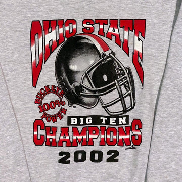 Vintage Grey '02 Ohio State Champion Crewneck | Rebalance Vintage.