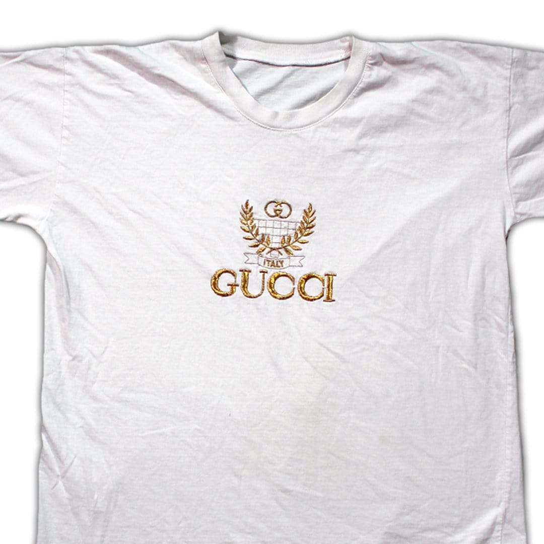 Vintage 90s Gucci Bootleg Tee | Rebalance Vintage.