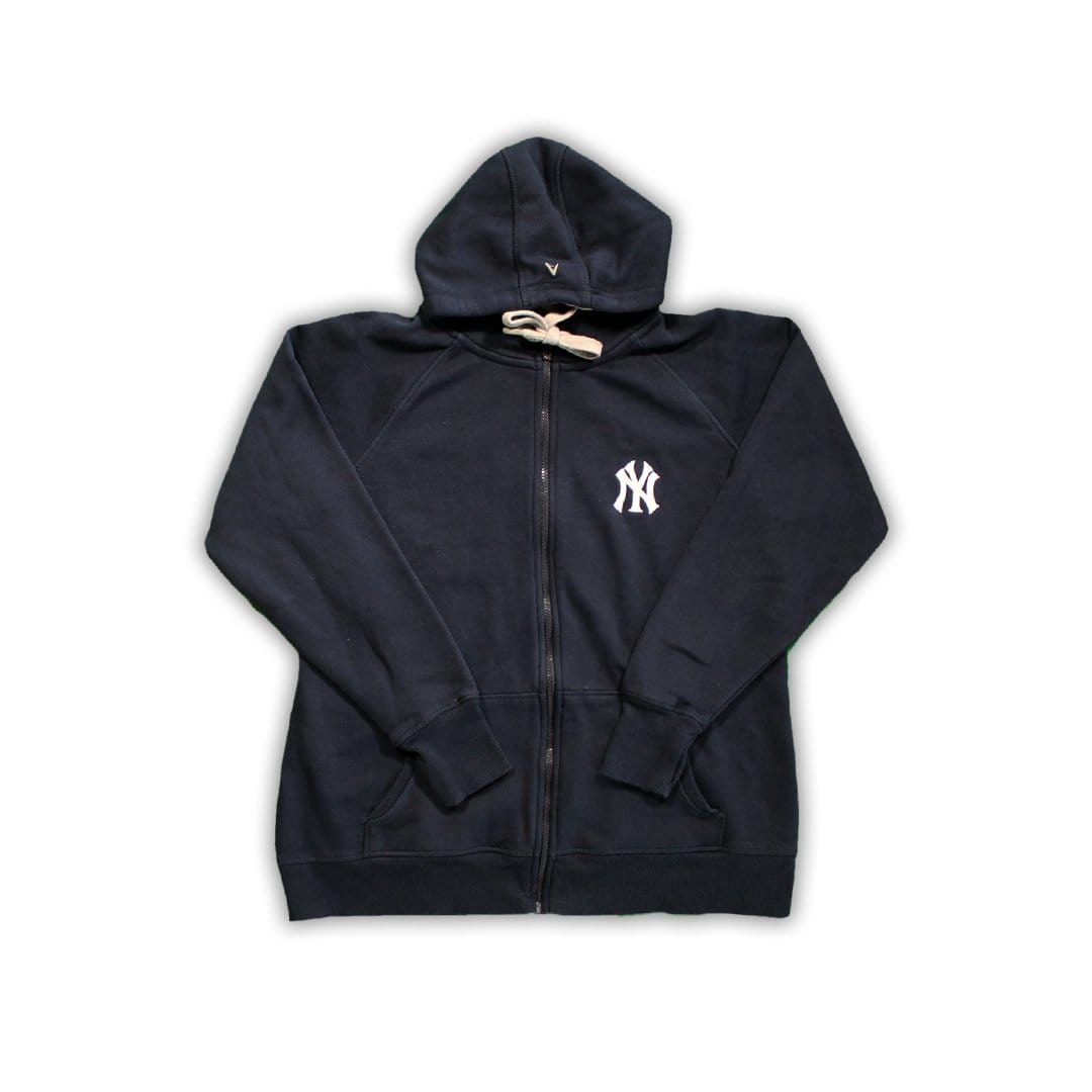 Vintage NY Yankee Logo Zip Up Sweater | Rebalance Vintage.