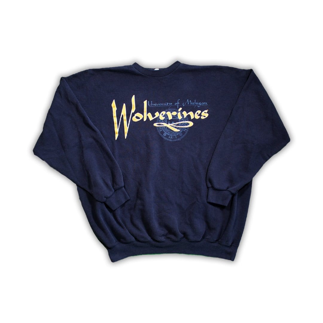 Vintage Michigan Wolverines Crewneck | Rebalance Vintage.