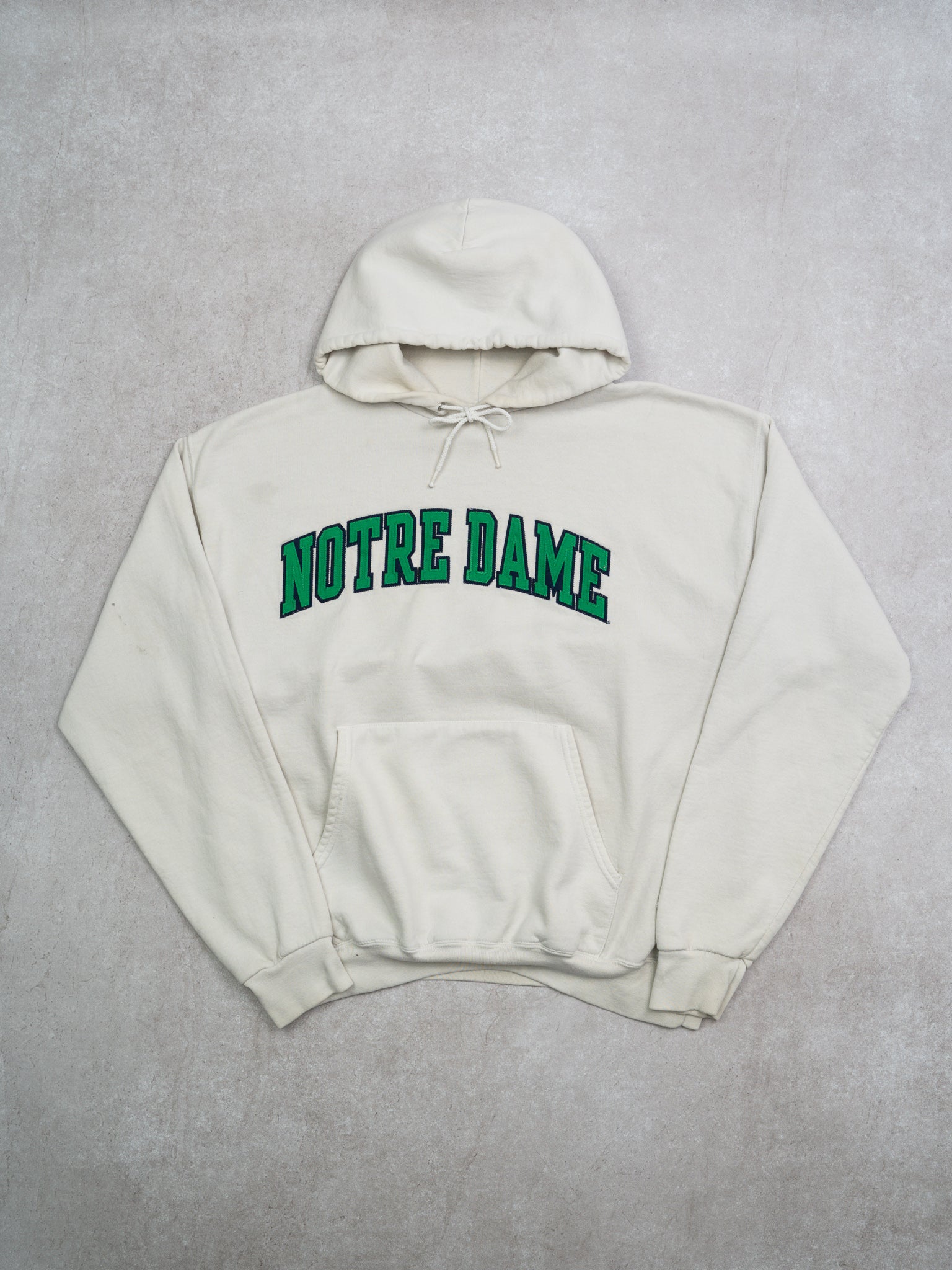 Vintage White Notre Dame x Champion Hoodie (L)