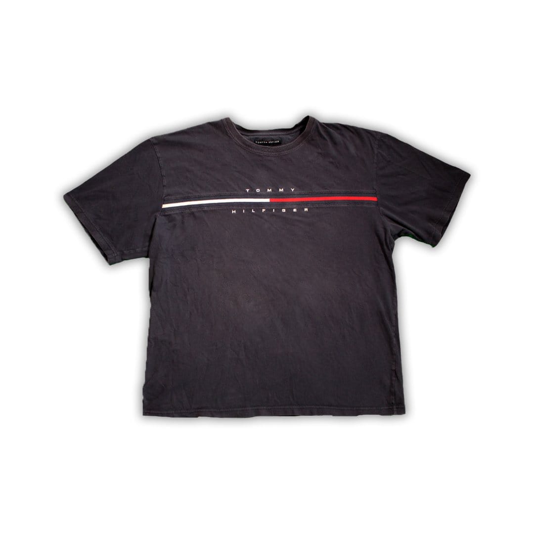Blue Horizontal Tommy Hilfiger Tee | Rebalance Vintage.