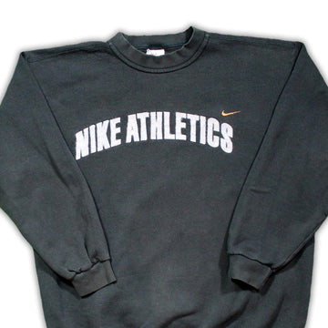 Vintage 90s Dark Green Nike Athletics Crewneck | Rebalance Vintage.