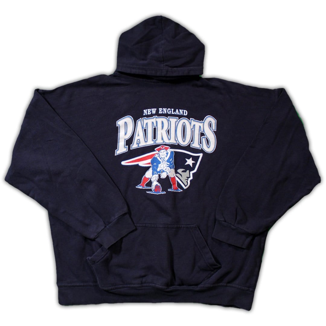 Vintage Blue New England Patriots Hoodie | Rebalance Vintage.
