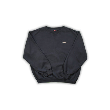Vintage Dark Blue Wilson Spell Out Crewneck | Rebalance Vintage.