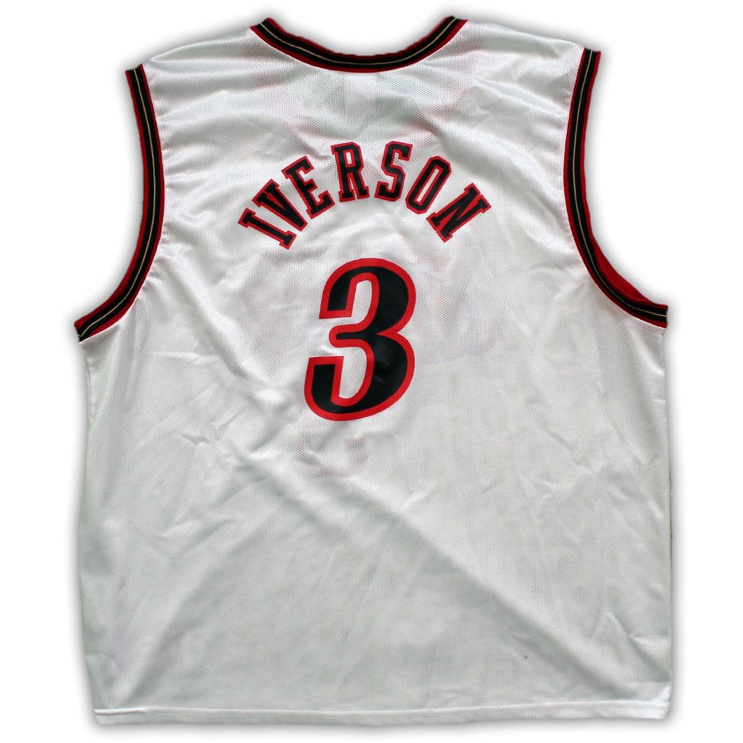 Vintage Sixers Allen Iverson x Champion Jersey (L) | Rebalance Vintage.