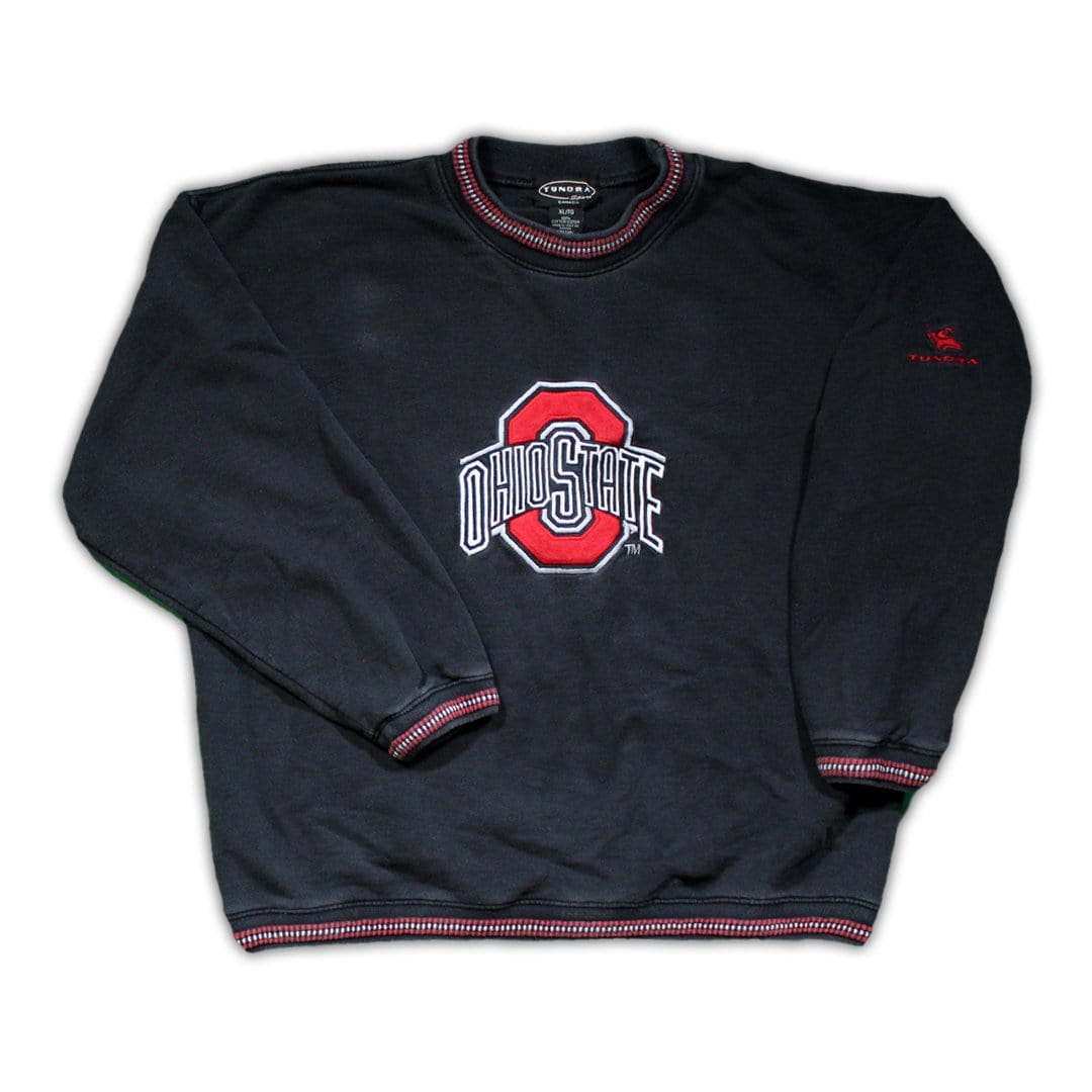 Vintage Black Ohio State x Tundra Crewneck | Rebalance Vintage.