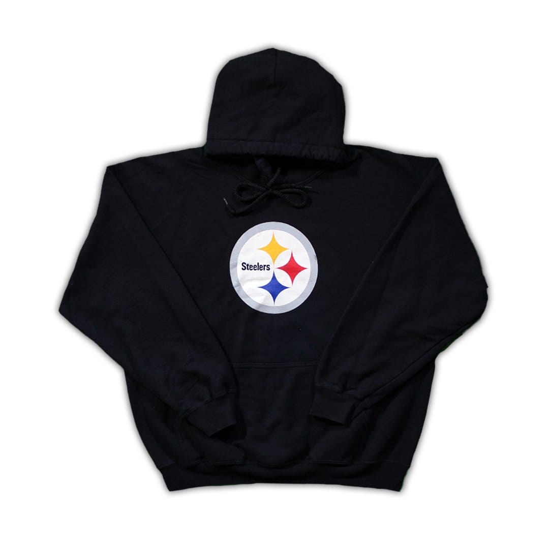 Vintage Black Steelers Hoodie | Rebalance Vintage.