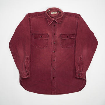 Vintage 80s Washed Red LL Bean Button Up (L) | Rebalance Vintage.