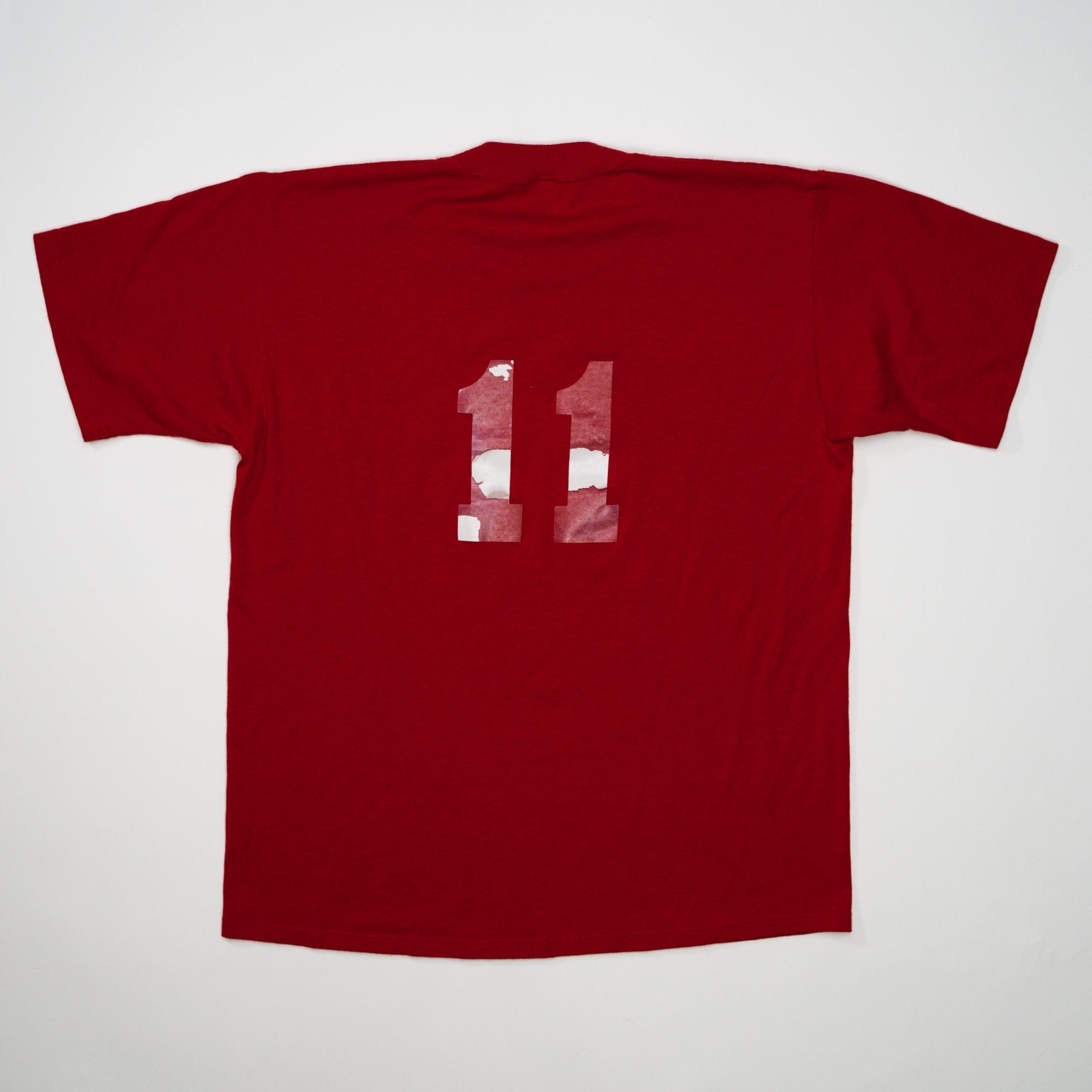 Vintage 90s Red North Aurelius All Stars Single Stitch Tee (M)