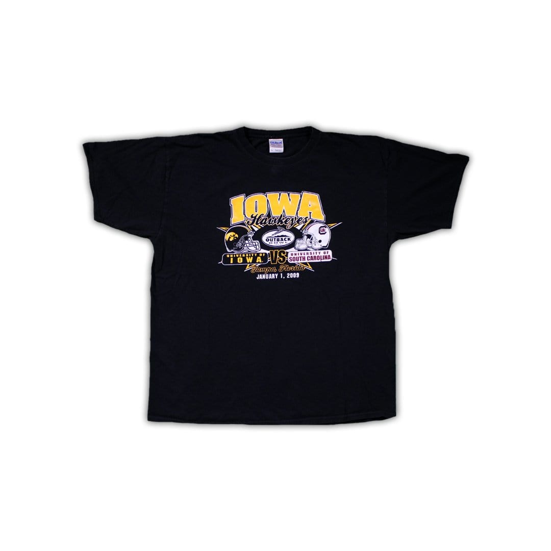 Vintage '09 Iowa v. South Carolina Outback Bowl Tee | Rebalance Vintage.