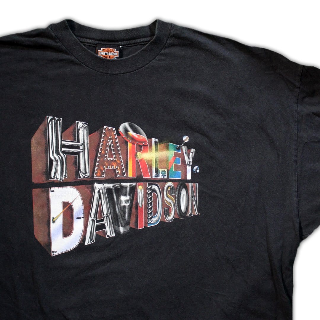 Harley Davidson Rice Lake Tee (L/XL) | Rebalance Vintage.