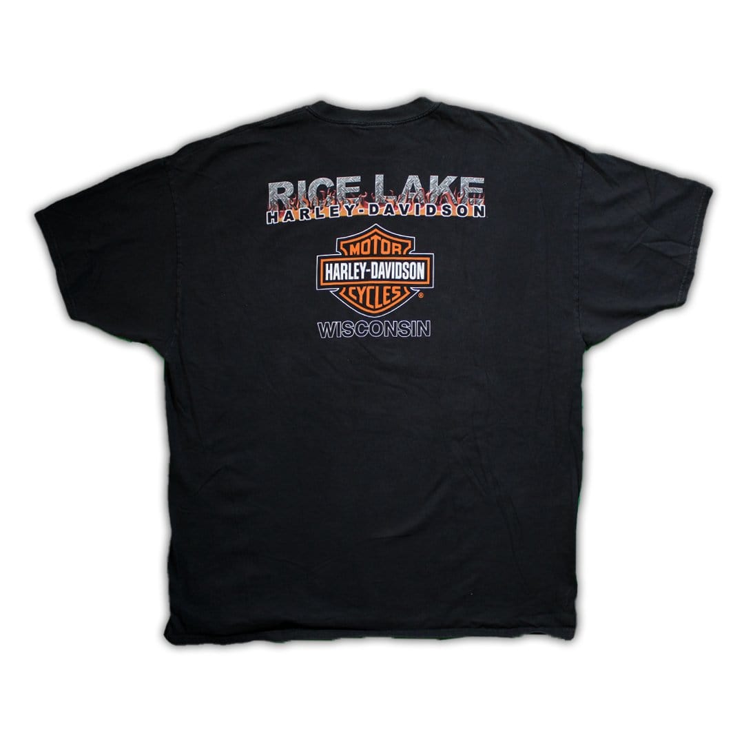 Harley Davidson Rice Lake Tee (L/XL) | Rebalance Vintage.