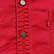 Vintage Red Levi's Cotton Button Up (L)