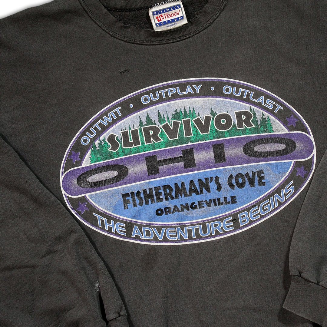 Vintage Survivor Ohio Fisherman’s Cove Crewneck | Rebalance Vintage.
