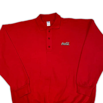 Vintage Embroidered Coca Cola Sweatshirt | Rebalance Vintage.