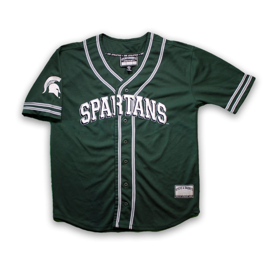 Vintage Michigan Spartan Baseball Jersey | Rebalance Vintage.