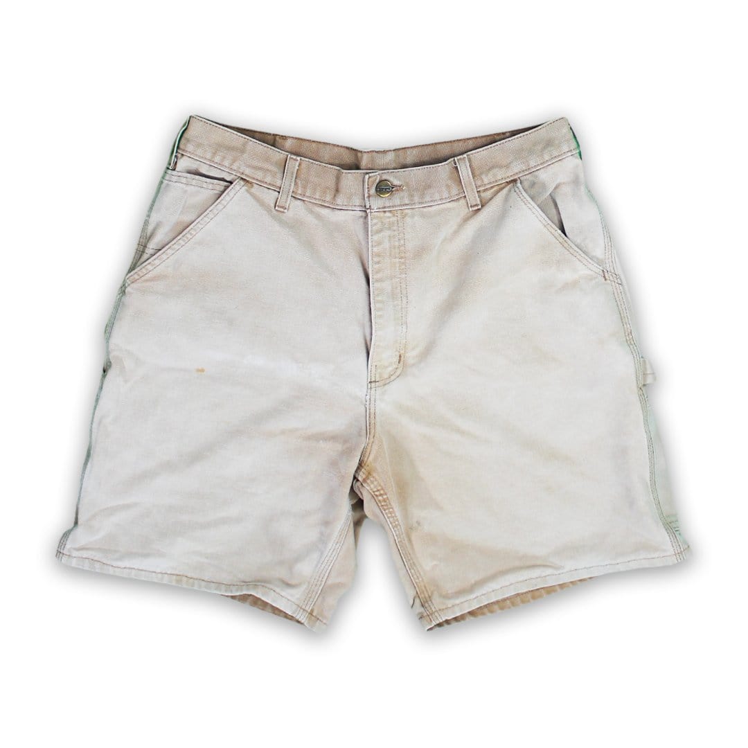 Vintage Beige Carhartt Cargo Shorts (34) | Rebalance Vintage.