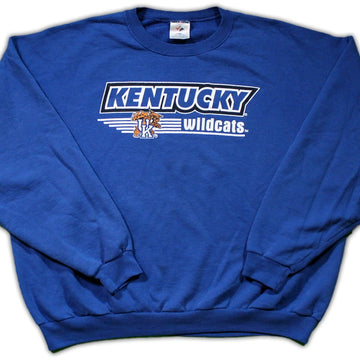 Vintage Blue Kentucky Wildcats Crewneck | Rebalance Vintage.