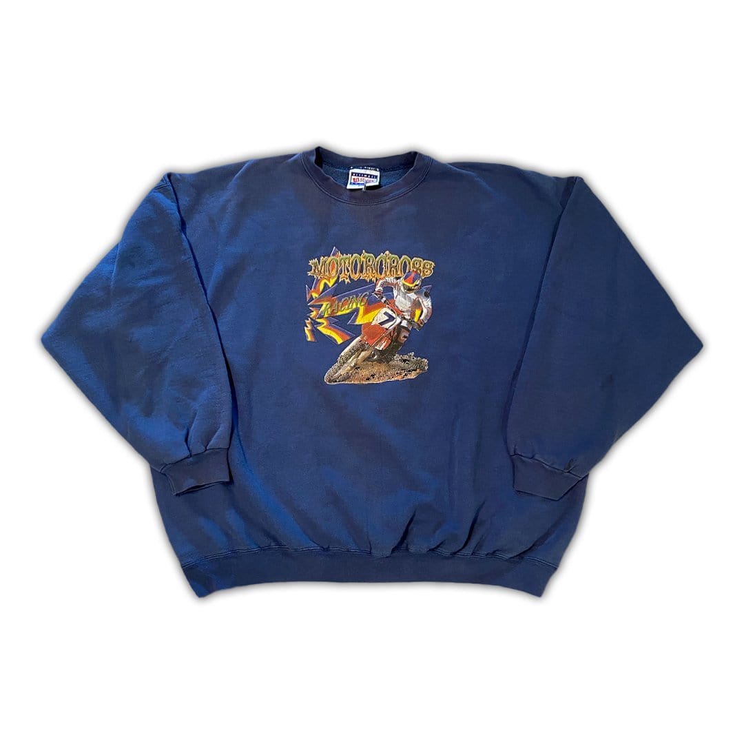 Vintage Motorcross Racing Crewneck | Rebalance Vintage.