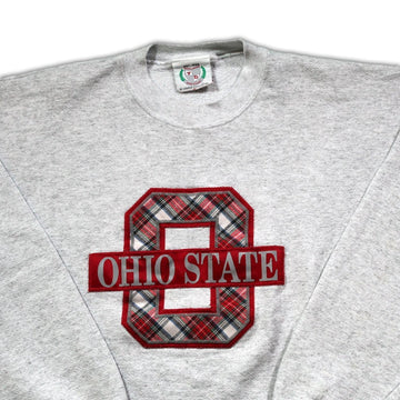 Vintage Plaid Ohio State Crewneck | Rebalance Vintage.
