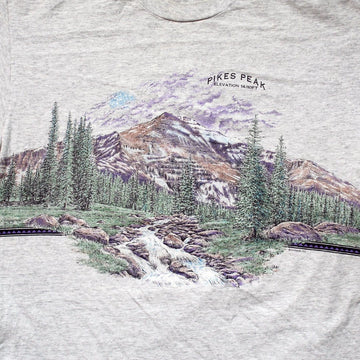 Vintage 90s Pikes Peak Elevation 14,110 Ft Tee | Rebalance Vintage.