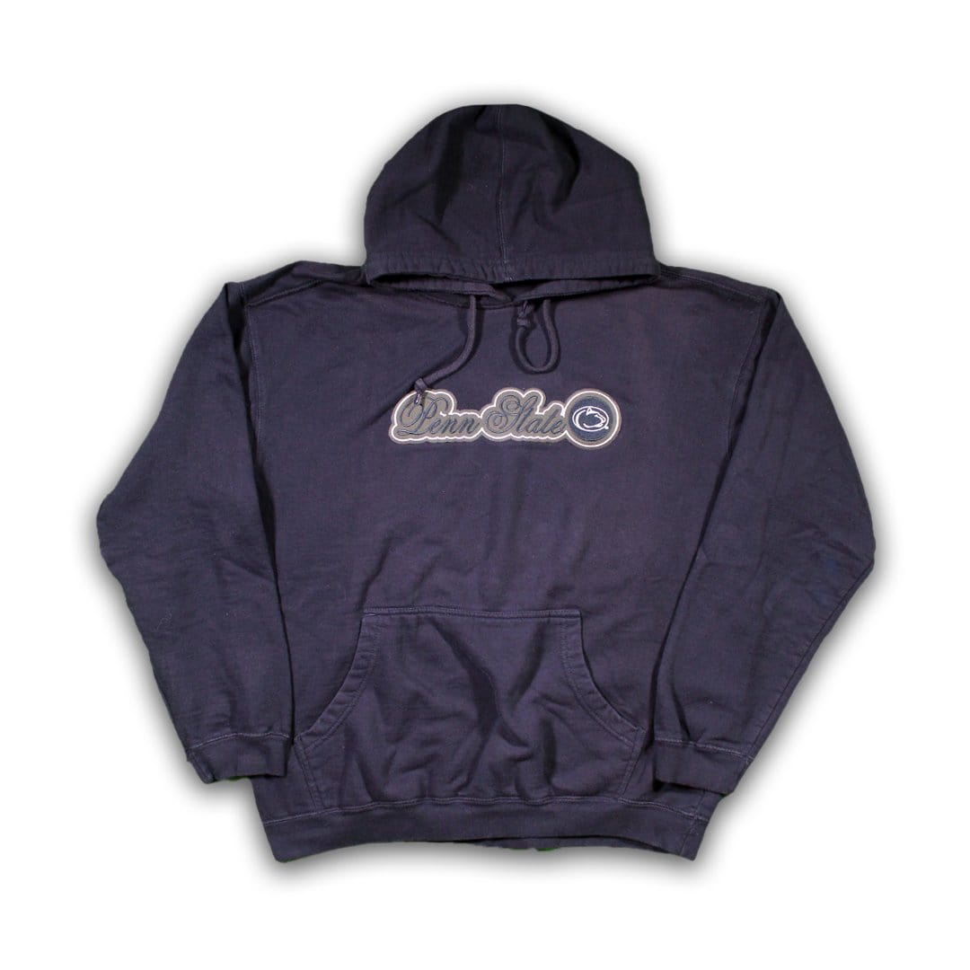 Vintage Blue Penn State Patch Hoodie | Rebalance Vintage.