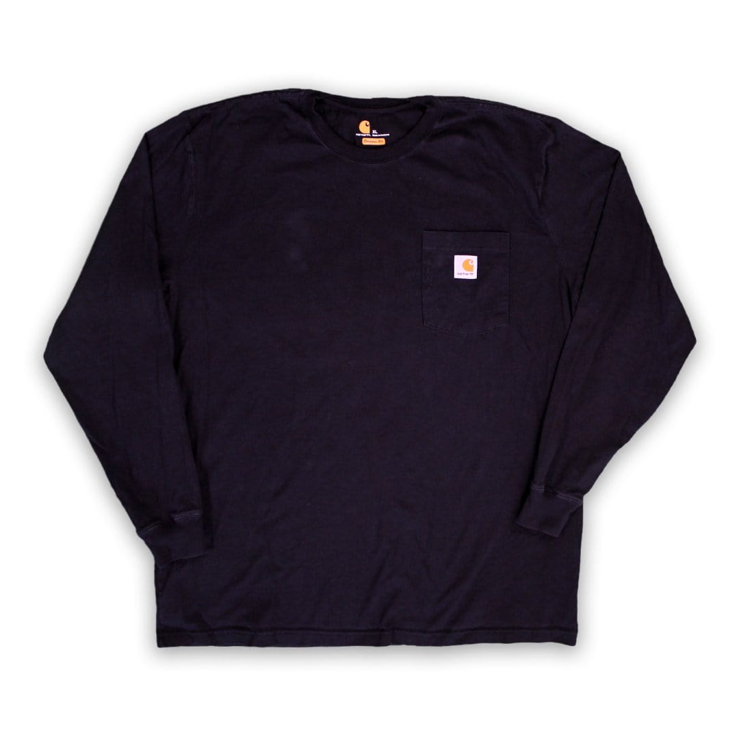 Black Carhartt Long Sleeve (XL) | Rebalance Vintage.