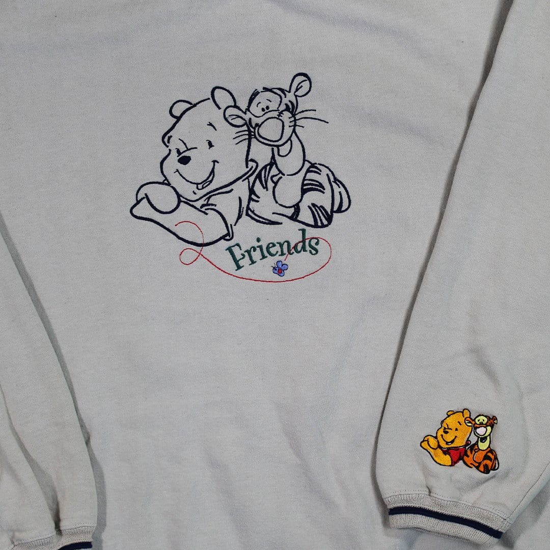 Vintage 80s Winnie the Pooh & Tigger 'Friends Crewneck | Rebalance Vintage.