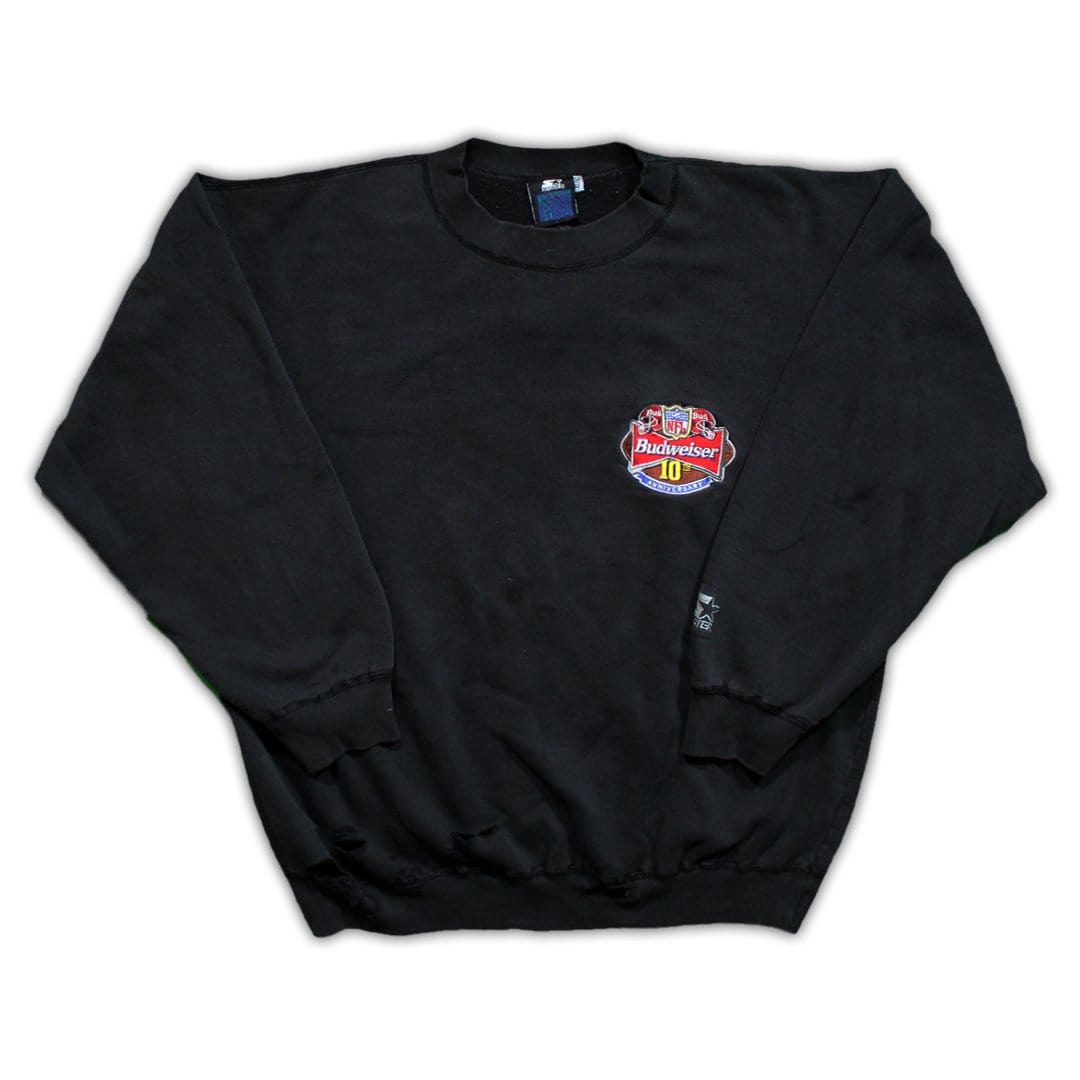 Vintage ’97 Budweiser NFL 10th anniversary x Starter crewneck ...