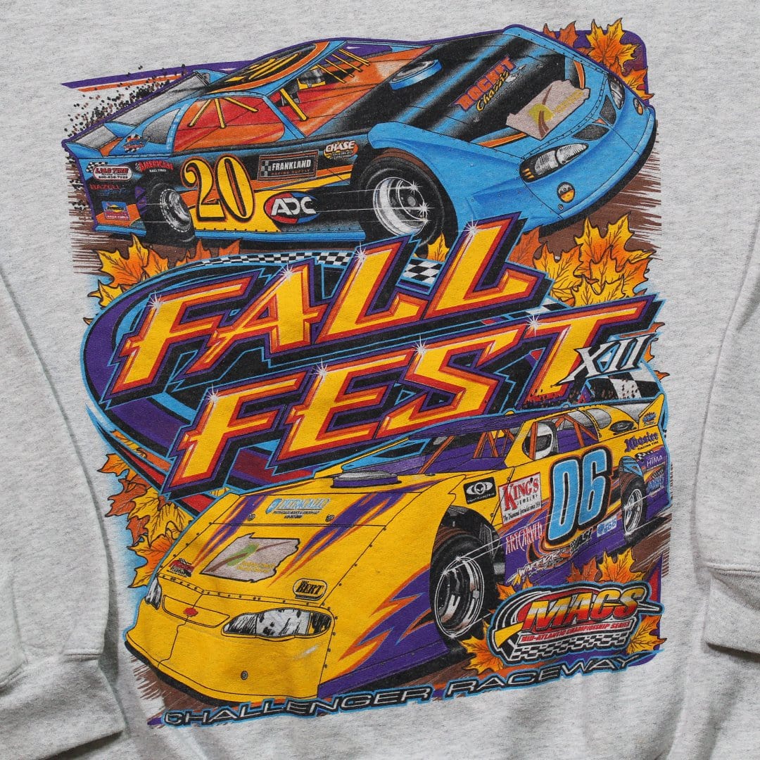 Vintage RARE Fall Fest Challenger Raceway Crewneck | Rebalance Vintage.