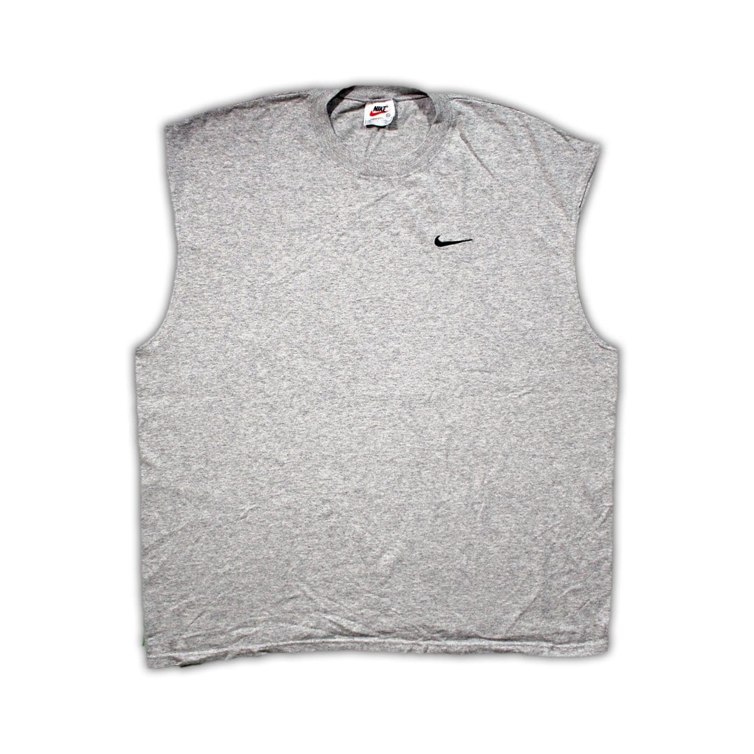 Vintage 90s Grey Nike Essential Tank (XXL) | Rebalance Vintage.