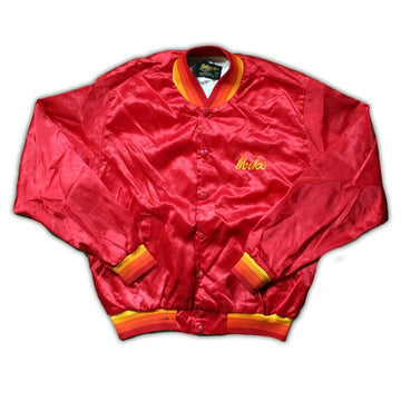 Vintage Red 'Mike' Satin Honda Bomber | Rebalance Vintage.