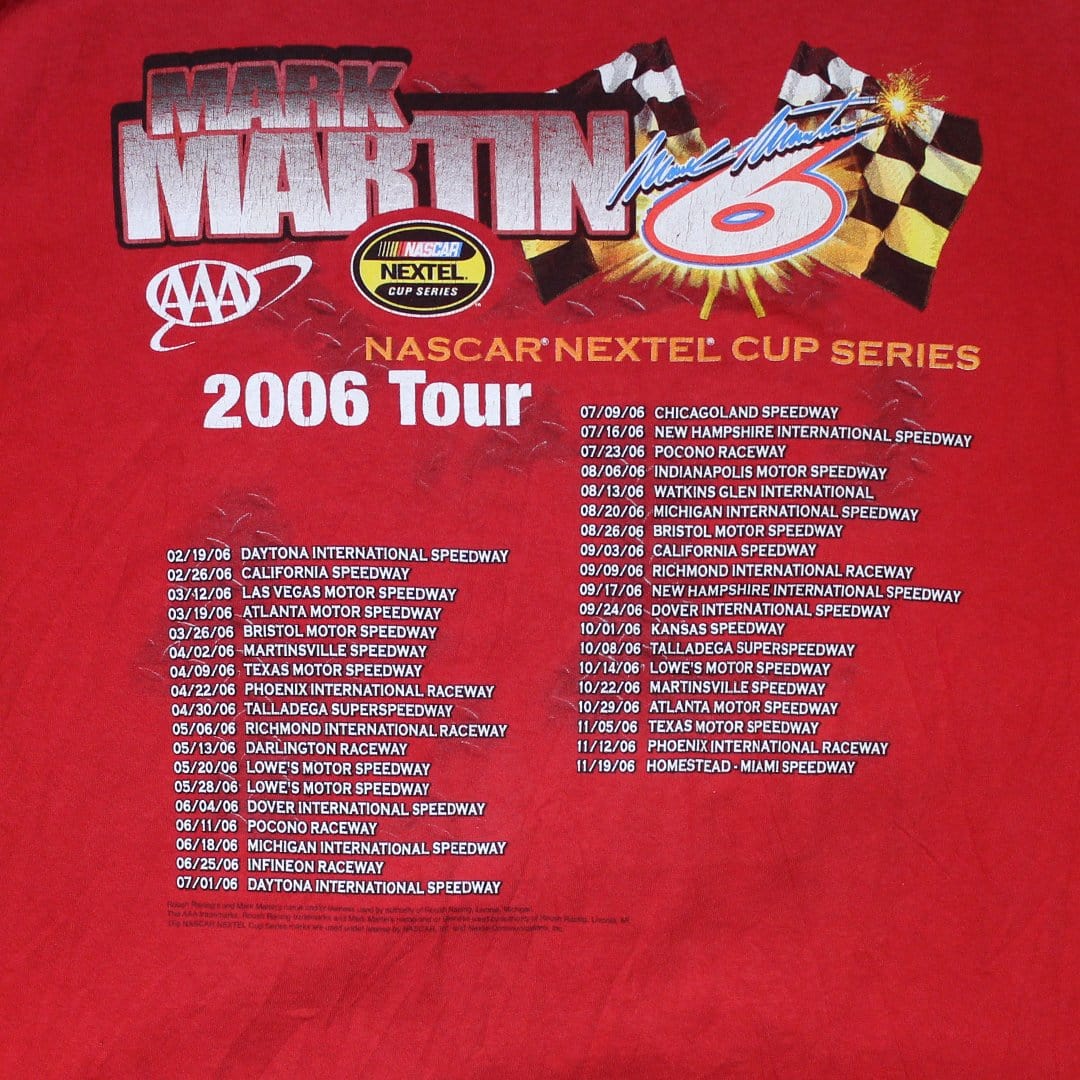 Vintage ’06 Mark Martin NASCAR Nextel Cup Series Tee (M/L) | Rebalance Vintage.