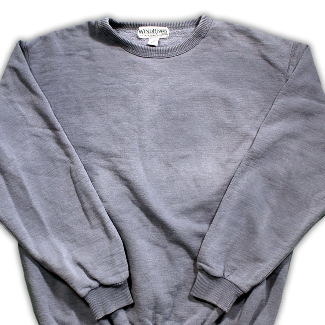 Vintage Light Blue Wind River Crewneck | Rebalance Vintage.