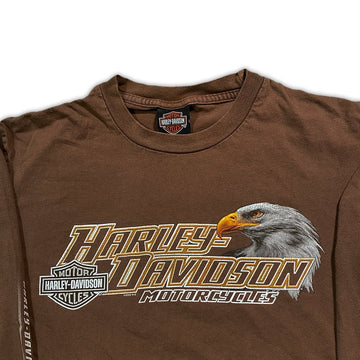 Vintage Brown Harley Davidson Orlando Long Sleeve | Rebalance Vintage.