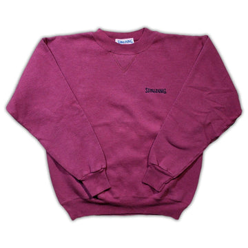 Vintage Maroon Spalding Crewneck | Rebalance Vintage.